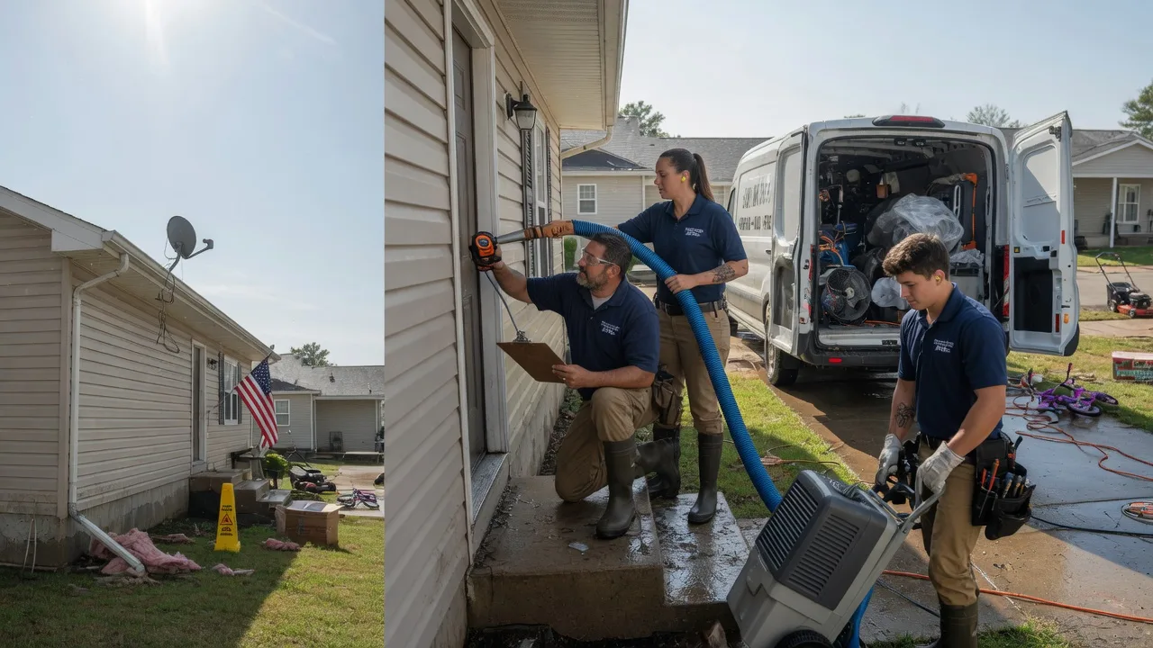 Ceiling Water Damage Restoration in Stafford Springs, CT near me